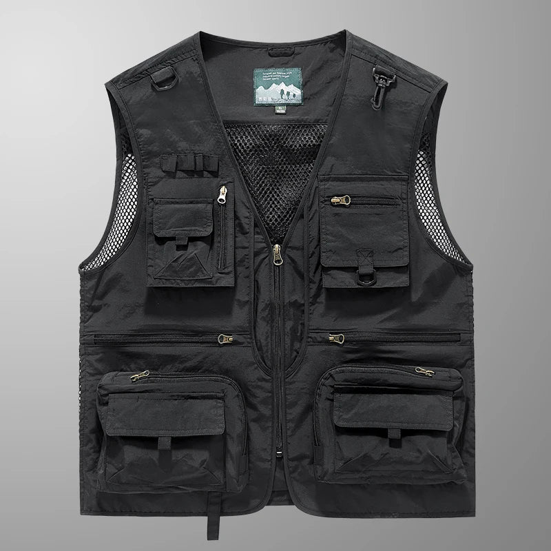 2024 Men’s Versatile Vest — Fashionable Spring, Summer & Autumn Trendy Jeep Style Casual Wear