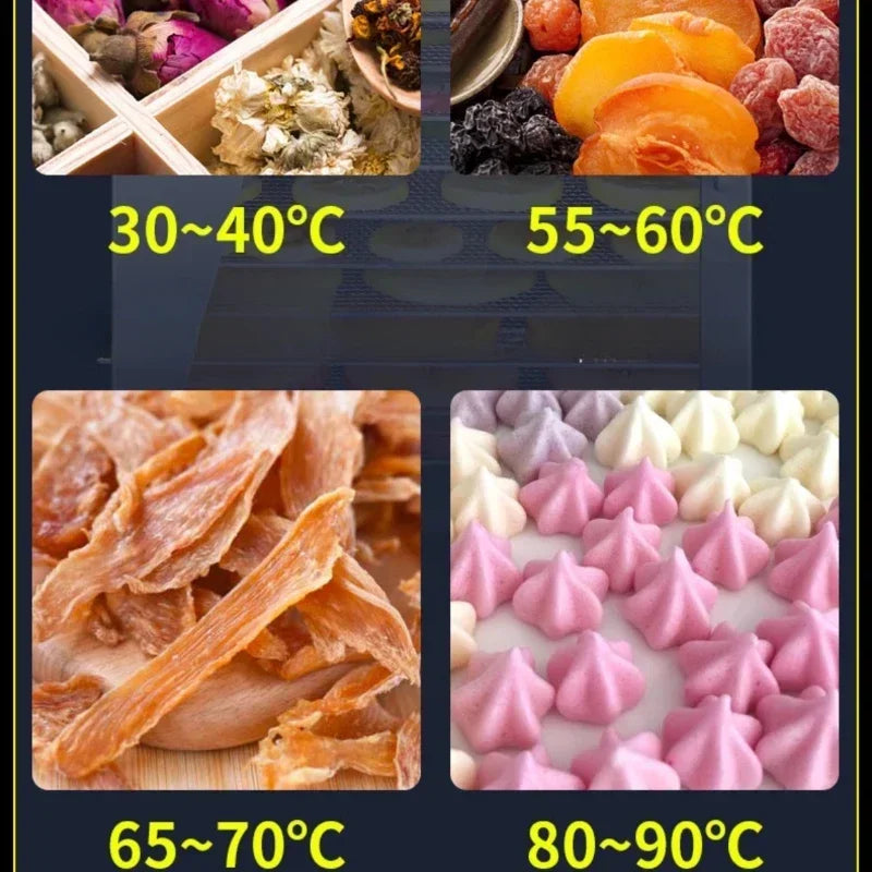 Beef Jerky & Fruit Dehydrator – Air Drying Machine for Snacks, Fruits, Vegetables & Pet Treats