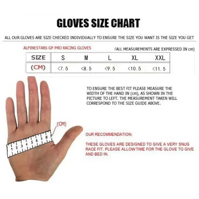 Honda Off-Road Motorcycle Gloves – Full Finger, Wear-Resistant, Breathable Outdoor Sports Gloves for Motorcycle & Bicycle Riding