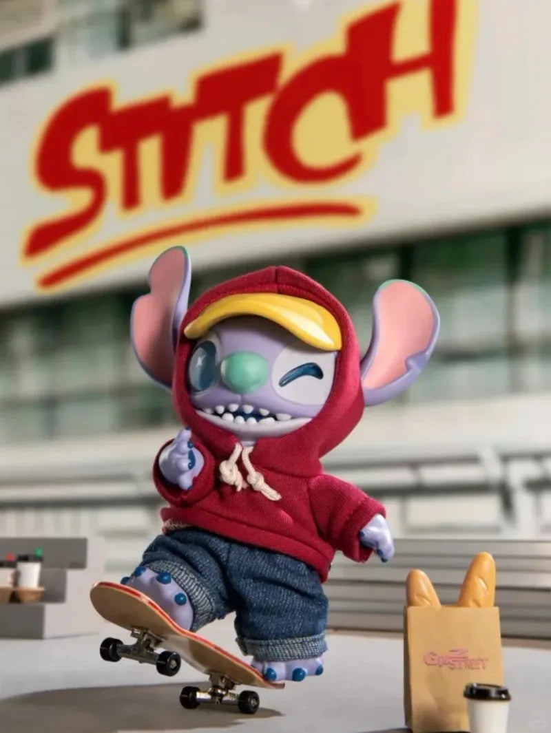 Miniso Disney Stitch Gen Z Street Series Blind Box – Vinyl Figure Pendant & Bag Charm Gift