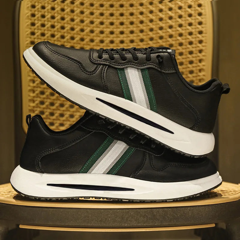 2024 New Men’s Casual Shoes – Fashionable Comfort Mesh Platform Sneakers for Outdoor Sports & Tennis