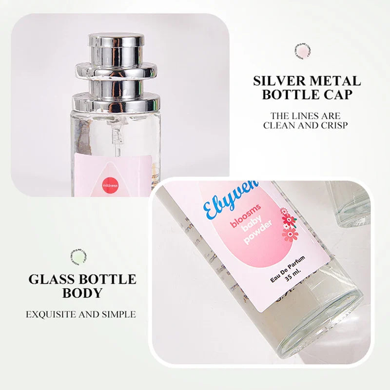 Milk Rice Baby Powder Eau de Parfum 35ml – Long-Lasting Bloom Bedtime Scent, High-Quality Portable Perfume by Israel Tower