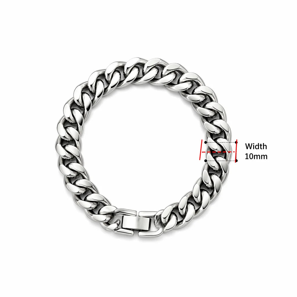 Stainless Steel Fish Scale Bracelet - Double Row Braided Magnetic Buckle Alloy Jewelry