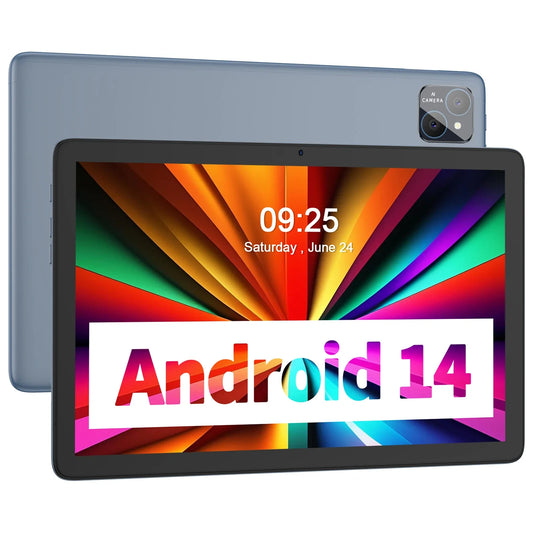 PRITOM TAB11 10" Android 14 Tablet – Octa-Core, 5G WiFi6, 128GB, 8000mAh, HD IPS Display, Dual Camera, Bluetooth, FM, Type-C