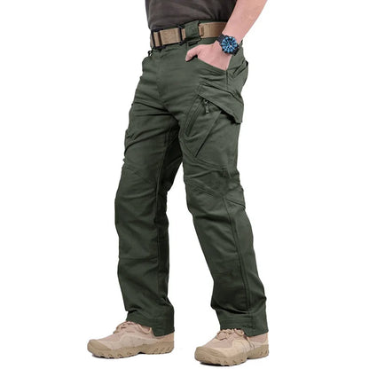 Men's Tactical Cargo Pants — Outdoor Hiking, Trekking & Military Multi-Pocket Jogger Trousers