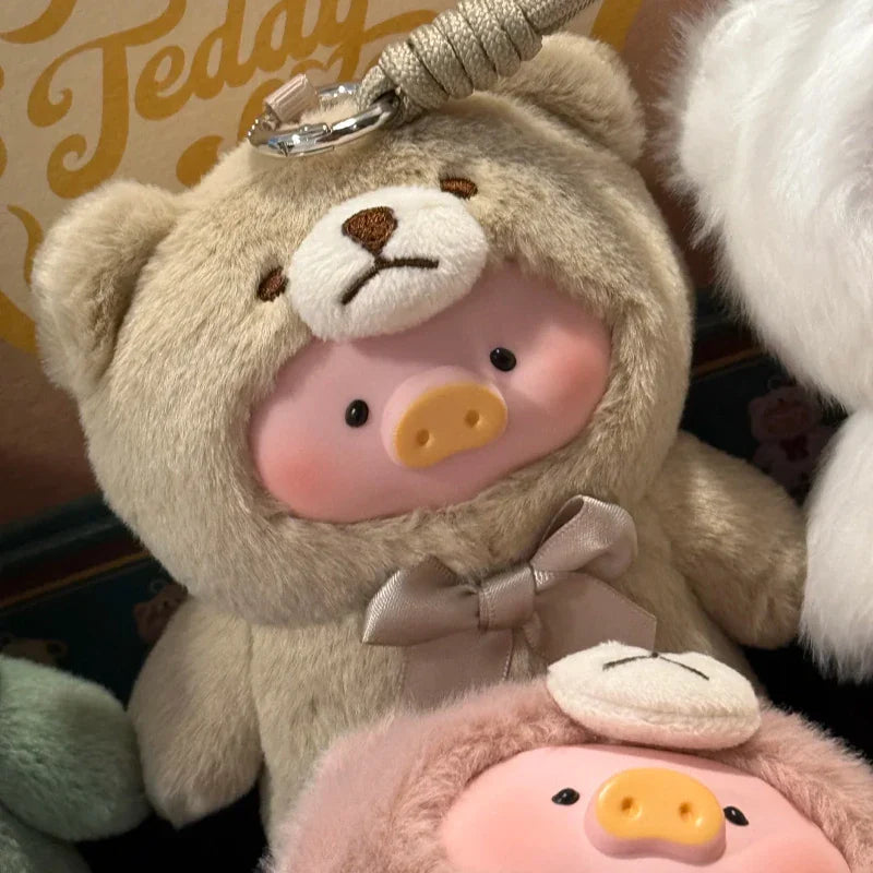 Blind Box Lulu Pig Vinyl Plush – Retro Teddy Series Cute Bag & Desktop Decoration Gift