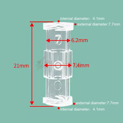 Transparent PP Luer Thread Double-Way Syringe Connector – Durable Sterile Medical Adapter