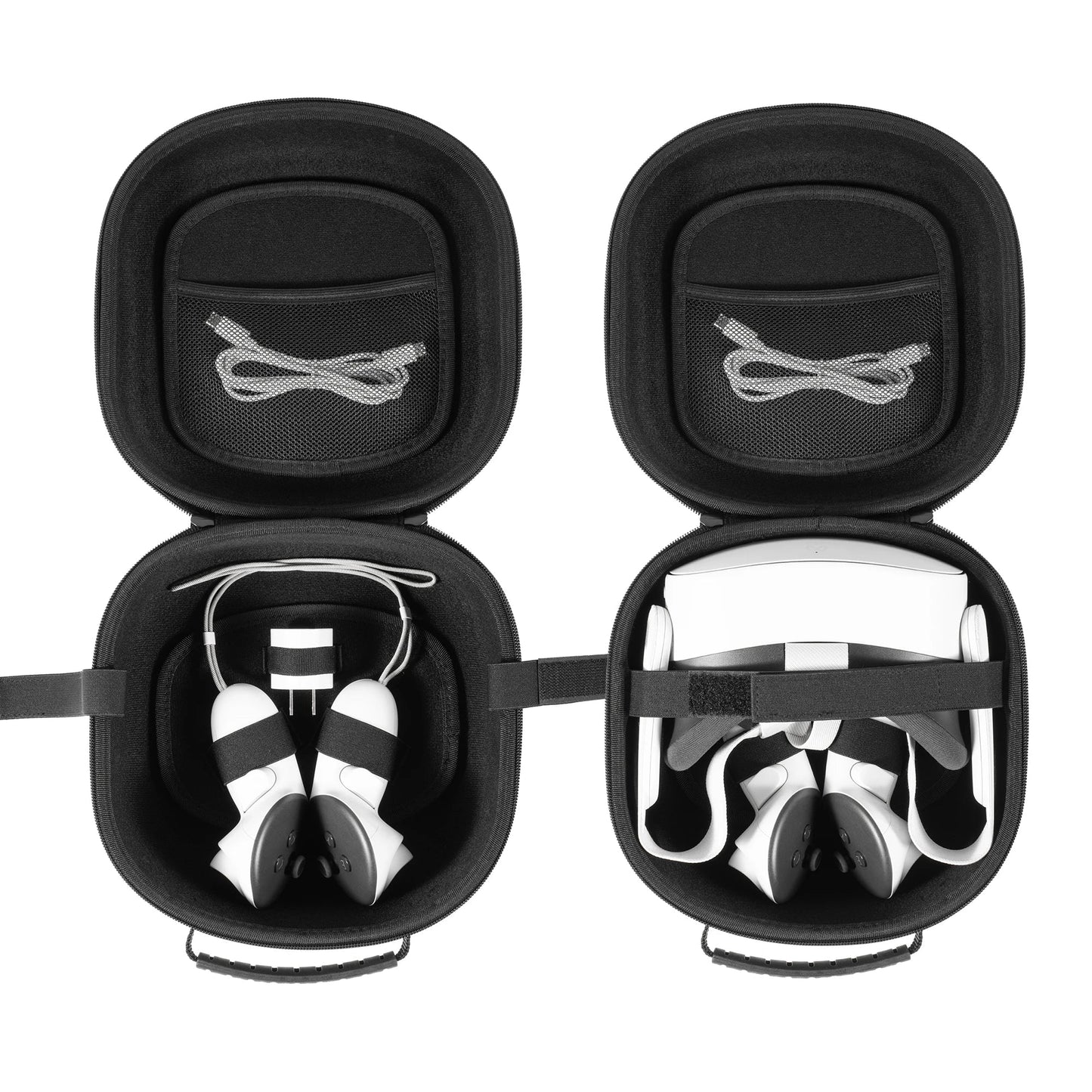 Hard Carrying Case for Oculus Quest 3S/Quest 3/Quest 2 — VR Headset & Controller Accessories Storage