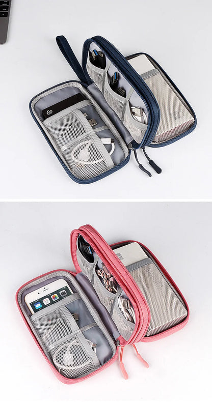 Waterproof Travel Cable Organizer Bag – Portable Digital Storage Pouch for Electronic Accessories