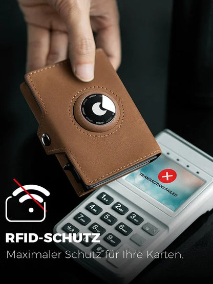 RFID Blocker Wallet for Men – Wallet with Coin Pocket & Airtag Holder