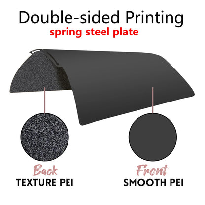 Smooth PEI Build Plate for Bambu Lab X1C, P1P, P1S & A1 – PEO/PET Heatbed Platform for 3D Printer Printing Surface