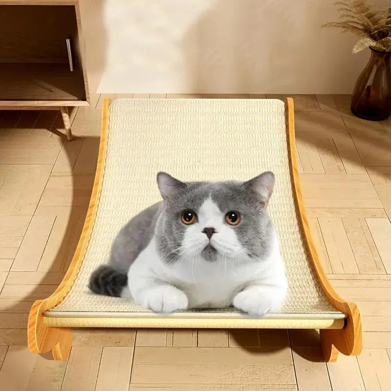 Sisal Cat Scratching Pad & Bed – Reusable Scratch Nest for Sleeping, Playing & Claw Grinding, Suitable for Small, Medium & Large Cats