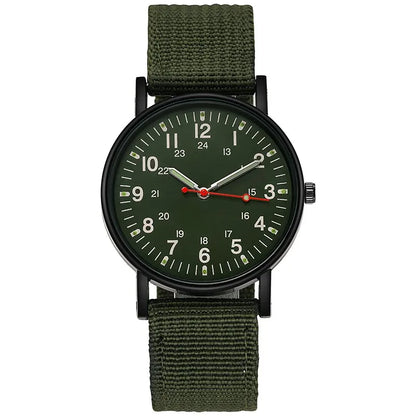Luxury Men’s Quartz Watch - Waterproof Big Dial Wristwatch with Luminous Hands Fashion Design