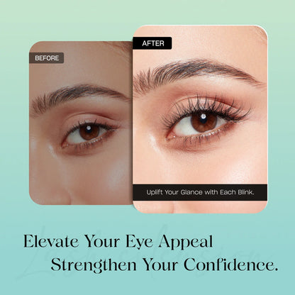 Individual Cluster Lashes C Curl – 3D Wispy DIY Extensions, 0.1mm Thin Band, Reusable & Natural
