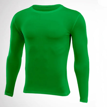 Unisex Compression Long Sleeve Base T-Shirt – Sports Fitness Top for Men, Women & Kids (Running, Gym, Basketball, Football)
