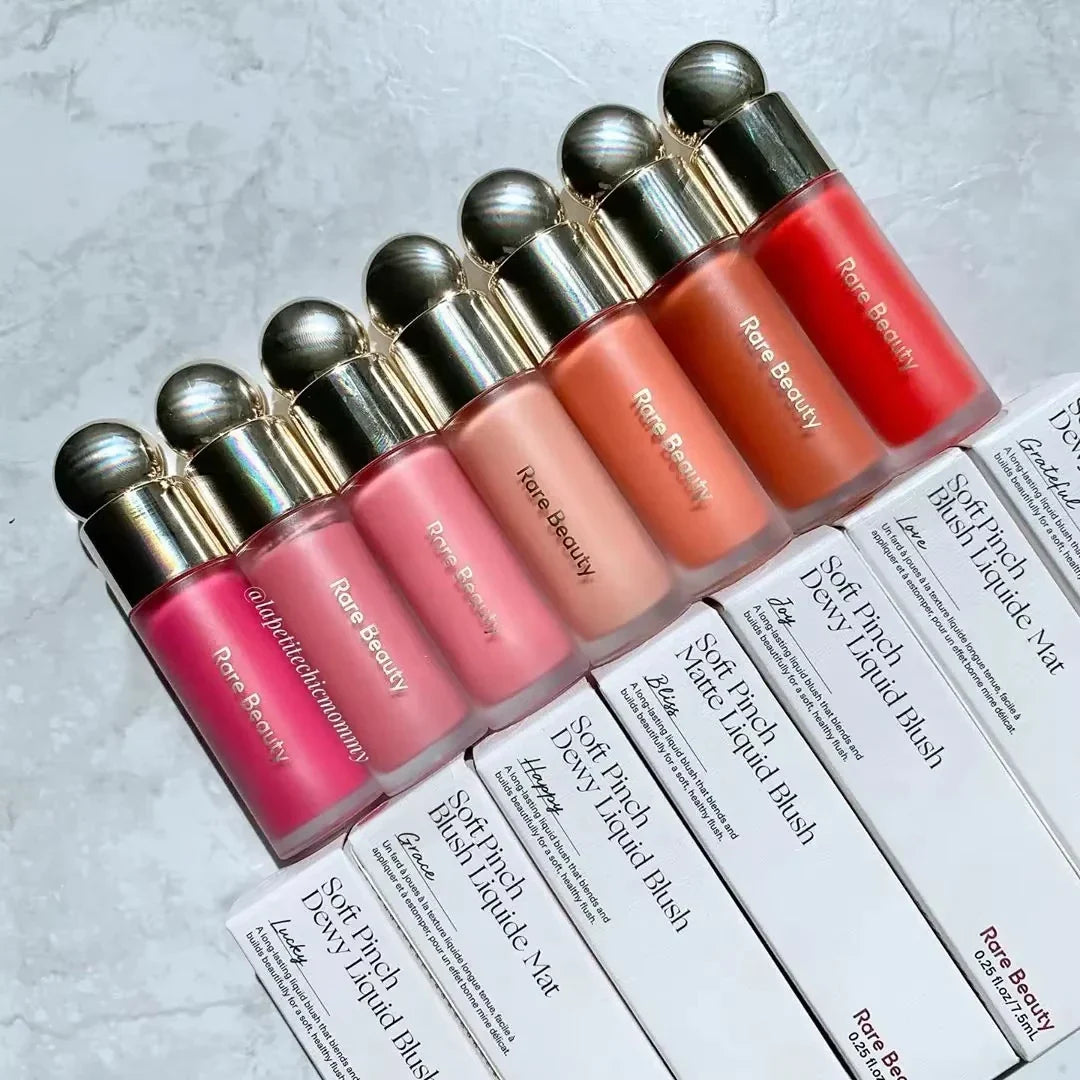 Rare Beauty Soft Pinch Liquid Blush – Long-Lasting Silky Smooth Buildable Flush Makeup, Seamless Matte Dewy Finish Cheek Color