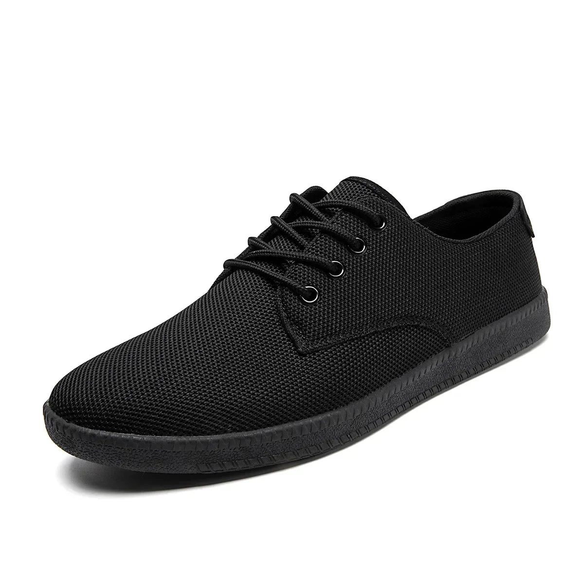 Men’s Canvas Casual Sneakers — Lightweight Slip-On Vulcanized Flats & Loafers, Comfortable Trainers Shoes