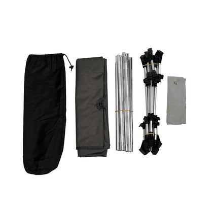 Portable Foldable Camping Cot - Single Person Outdoor Folding Bed, 330LB Capacity, Compact for Picnic & Camping