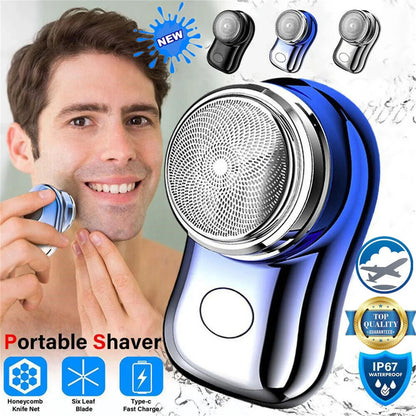 Cordless Rechargeable Nose & Beard Trimmer – Rotary Hair Clipper Grooming Shaver for Men