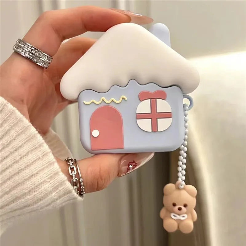 3D Cartoon Silicone Case for AirPods 1/2/3 & Pro 2 — Protective Wireless Earphone Charging Cover