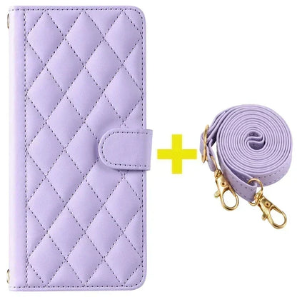 Xiaomi Redmi Note 11 Series Leather Flip Case – Crossbody Wallet Cover for Note 11 Pro 5G/11S/11E/10S/10T/9S/8 Pro