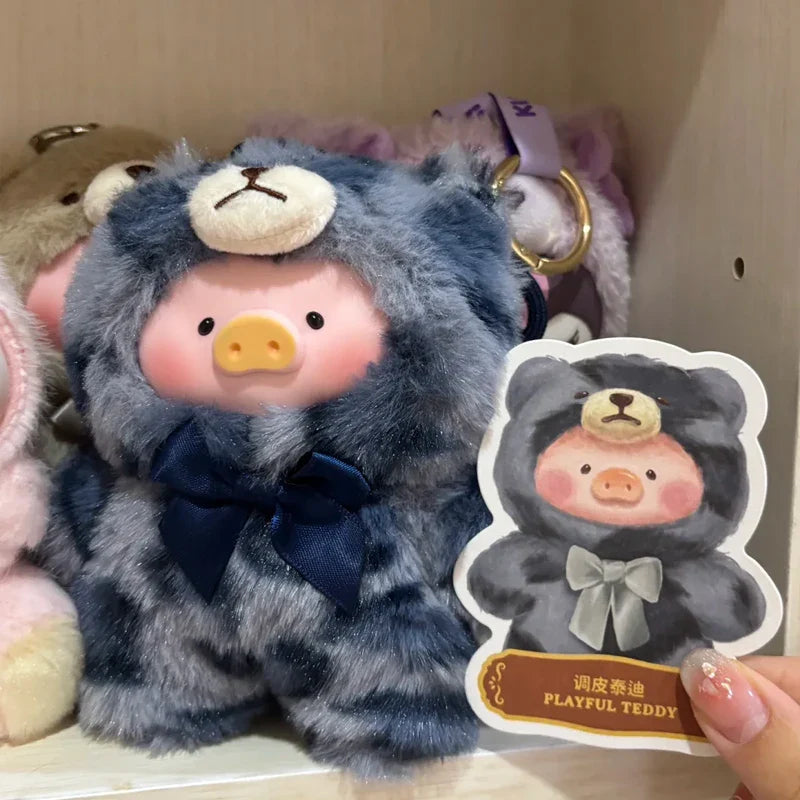Blind Box Lulu Pig Vinyl Plush – Retro Teddy Series Cute Bag & Desktop Decoration Gift