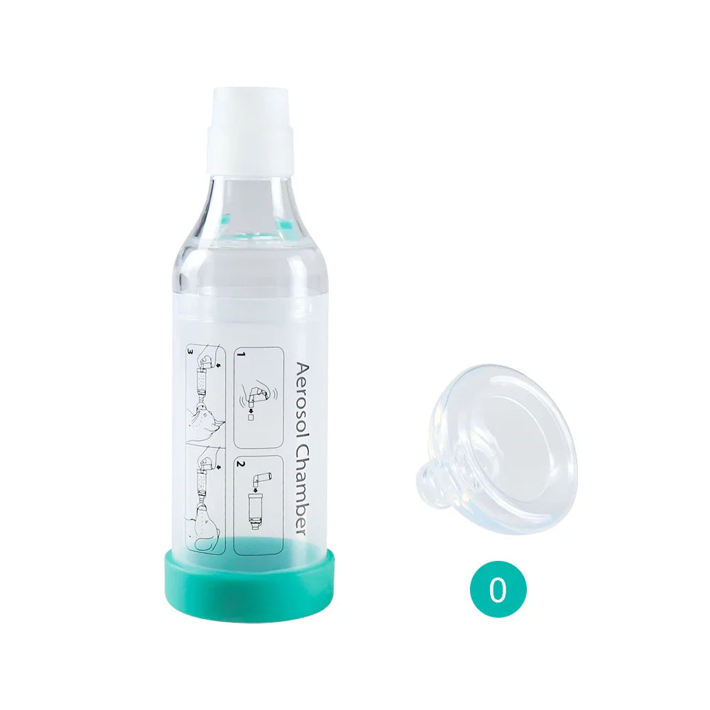 Cat & Dog Aerosol Chamber Inhaler — Portable Pet Spacer with Breathing Indicator Silicone Mask for Veterinary Use