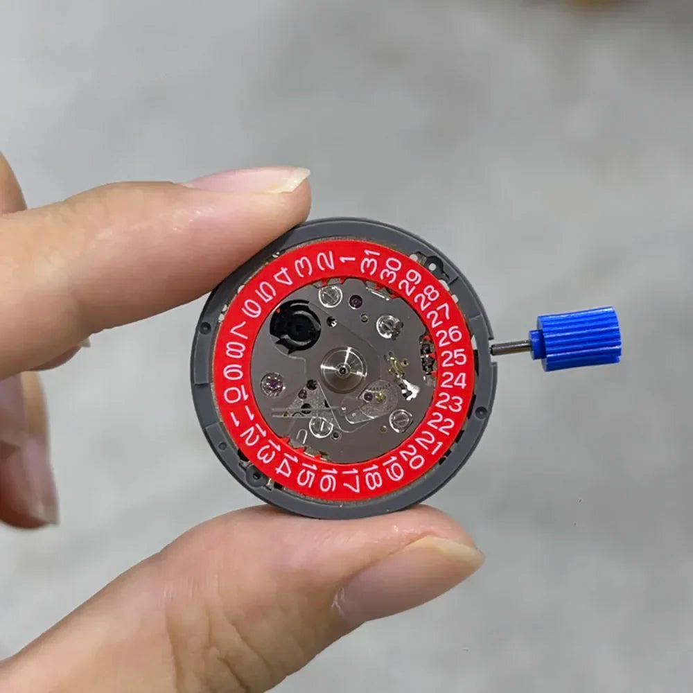 NH35A Premium Automatic Mechanical Watch Movement – High Accuracy Self-Winding 24 Jewels Replacement with Date Wheel (3/3.8/6 O’Clock)
