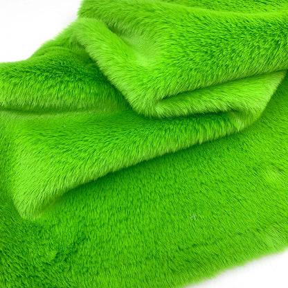 Faux Rabbit Fur Fabric – 50/80/160cm Super Soft 10mm Pile Plush Material for Stuffed Toys & Sewing