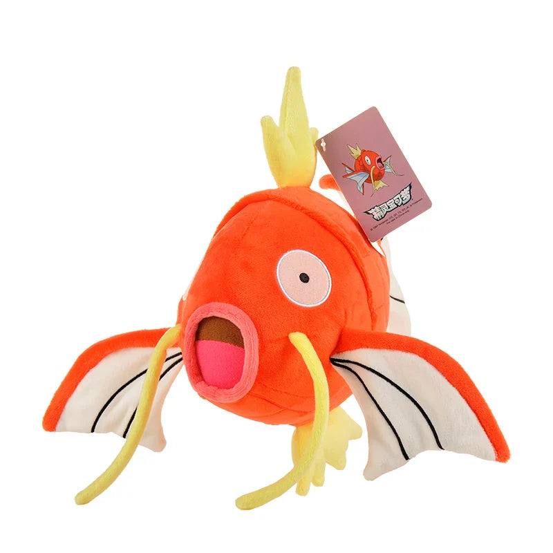 Pokemon Kawaii Magikarp Plush Toy – Cute Cartoon King of Carp Stuffed Doll Pillow Gift for Kids and Friends