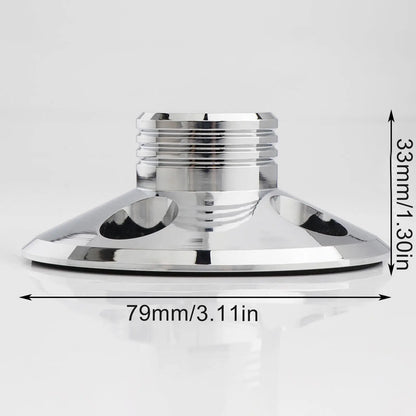 Metal Record Stabilizer Clamp — LP Vinyl Turntable Weight Pad for Noise Reduction