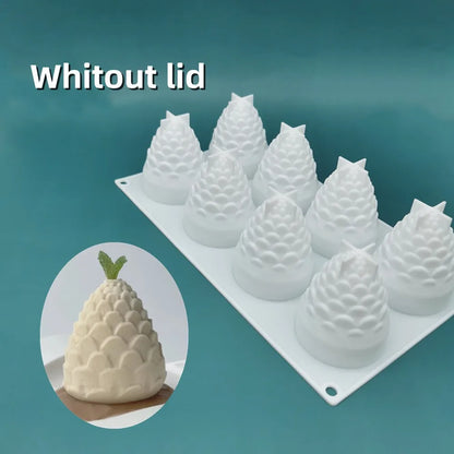 French Dessert 3D Lemon Silicone Mold – Cake, Brownie & Mousse Decorating Pastry Baking Tool