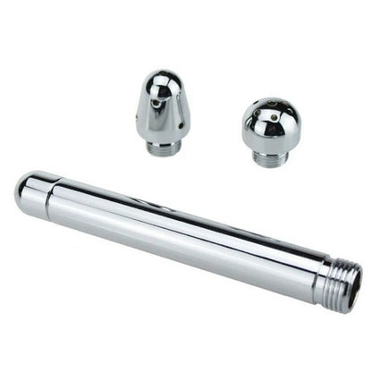 Anal Douche Enema Set – Aluminum Shower with 3 Nozzle Options for Complete Cleansing