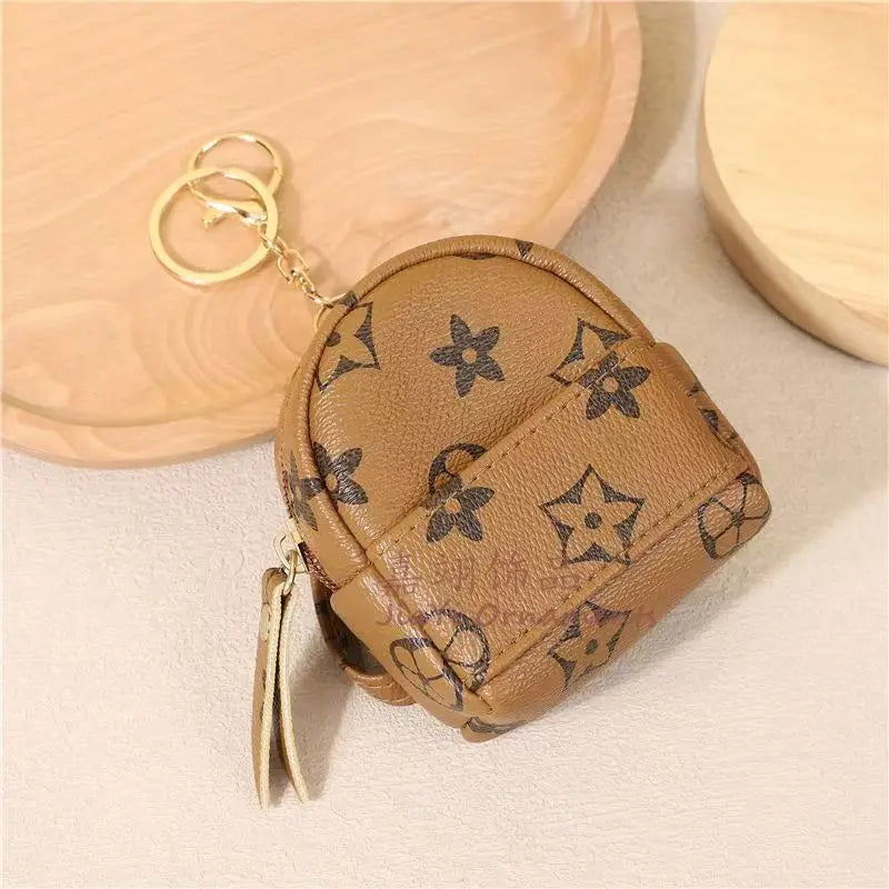 Mini Creative School Bag Earphone Case – Decorative Hanging Accessory Bag for AirPods 2/3/Pro & Galaxy Buds 3/3 Pro, Keychain Bag