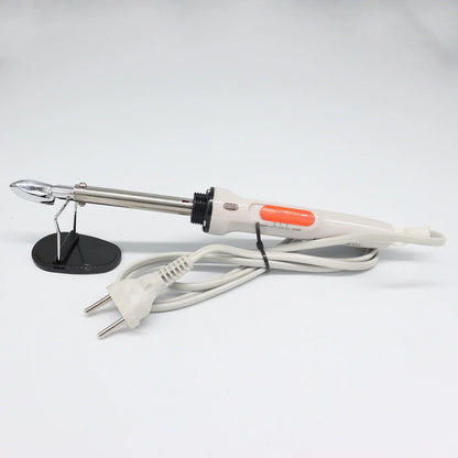 40W Mini Electric Soldering Iron — Adjustable 130/250°C Quick-Heating Tool for Household, Leather, Clothing & Wrinkle Removal