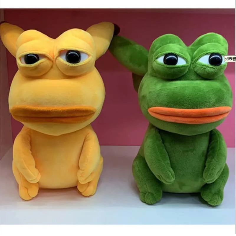 23cm Pikachu & Sad Frog Plush Toy – Kawaii Pokémon Cosplay Pillow Gift