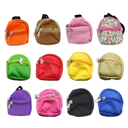 Labubu Doll Accessories Set – Cute Transparent Pet Backpack for 15/17cm Labubu Dolls