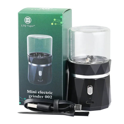 SMO Portable Electric Tobacco & Herb Grinder – Dry Grass Crusher Machine with Intelligent Touch Smoke Prevention