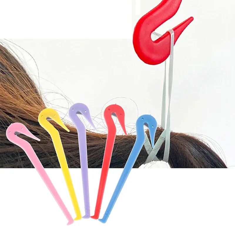 5PCS Hair Band Rubber Cutter Tool – DIY Girls Headband Styling Cutting Tool for Hair Accessories