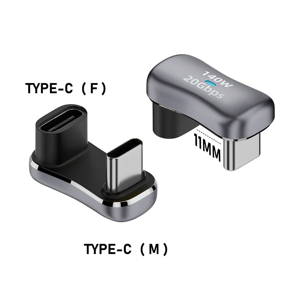 Steam Deck Type-C Adapter – USB-C Male to Type-C & USB Female Converter for Handheld Game Console