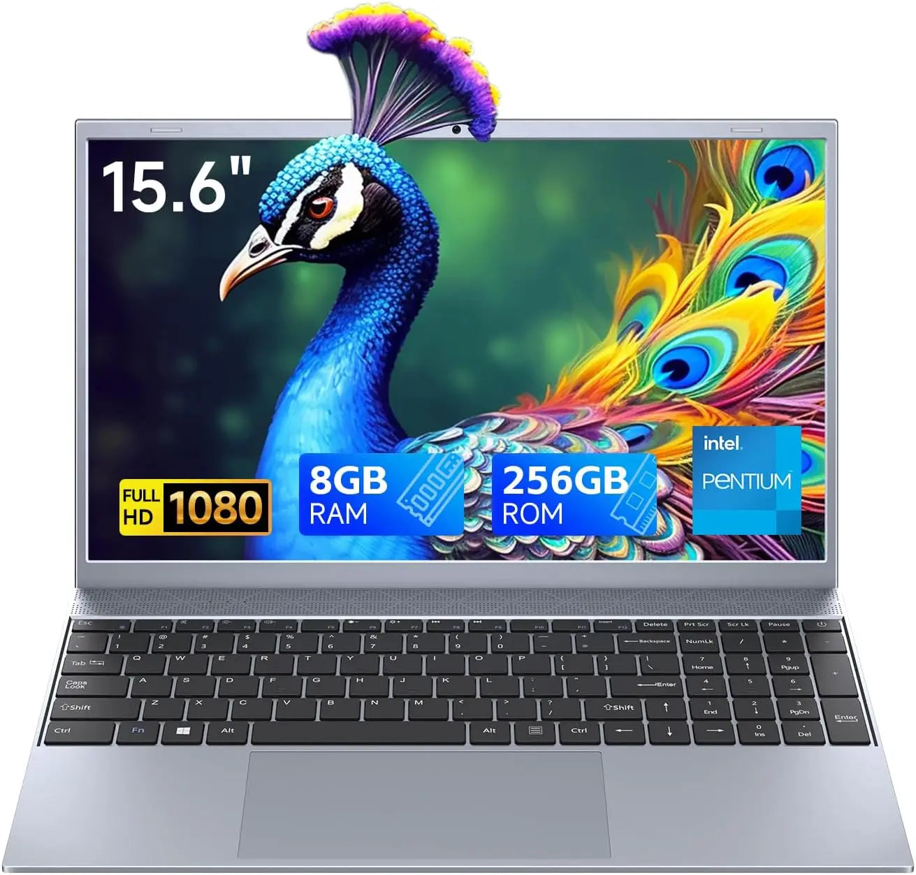 15.6" Laptop J3710 – 8GB RAM, 256GB SSD, Windows 11, Ideal for Students & Business
