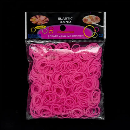 Pantone Color Rainbow Rubber Bands for Loom Bracelets – Western European Style DIY Arts & Crafts Kit