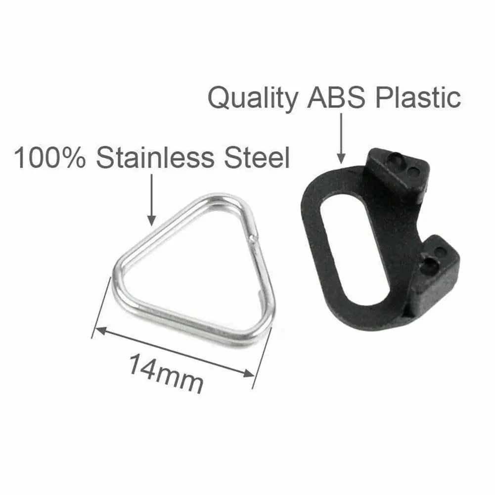 Camera Strap Split Triangle Ring Buckle Set 6Pcs — Belt Hook Replacement for Fujifilm Leica Nikon Olympus Pentax Panasonic
