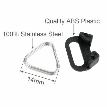 Camera Strap Split Triangle Ring Buckle Set 6Pcs — Belt Hook Replacement for Fujifilm Leica Nikon Olympus Pentax Panasonic