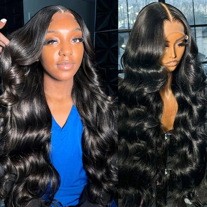 Valuri 250% Density Body Wave HD Lace Front Wig – 13x4 & 13x6 Brazilian Human Hair Wig, 30-40 Inch for Black Women