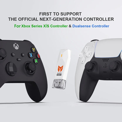 R100 PRO USB Wireless Adapter — Gamepad Converter for PS4, PS5, Xbox Series & Switch Controllers with Bluetooth
