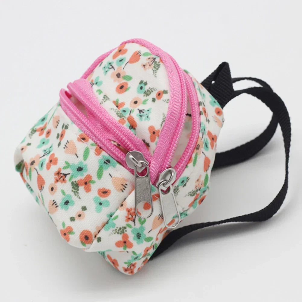 Labubu Doll Accessories Set – Cute Transparent Pet Backpack for 15/17cm Labubu Dolls