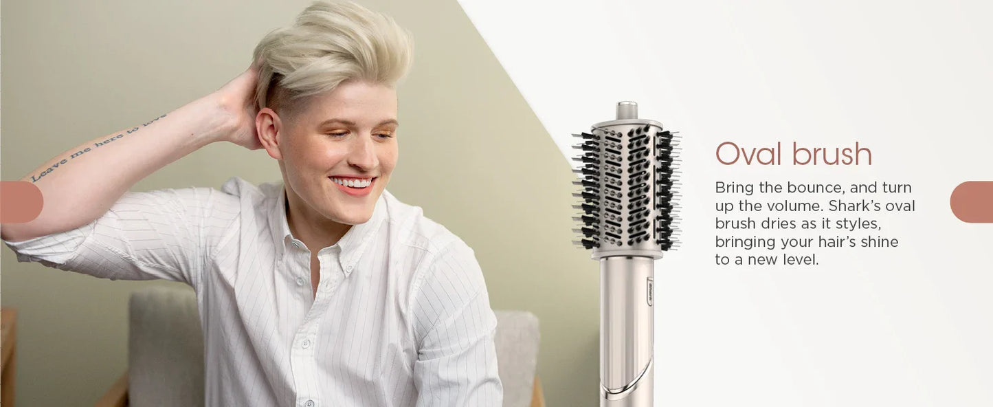 Shark HD430 FlexStyle Hair Dryer & Airwrap – Negative Ion Blow Dryer Brush, Multi-Styler with Auto-Wrap Curlers