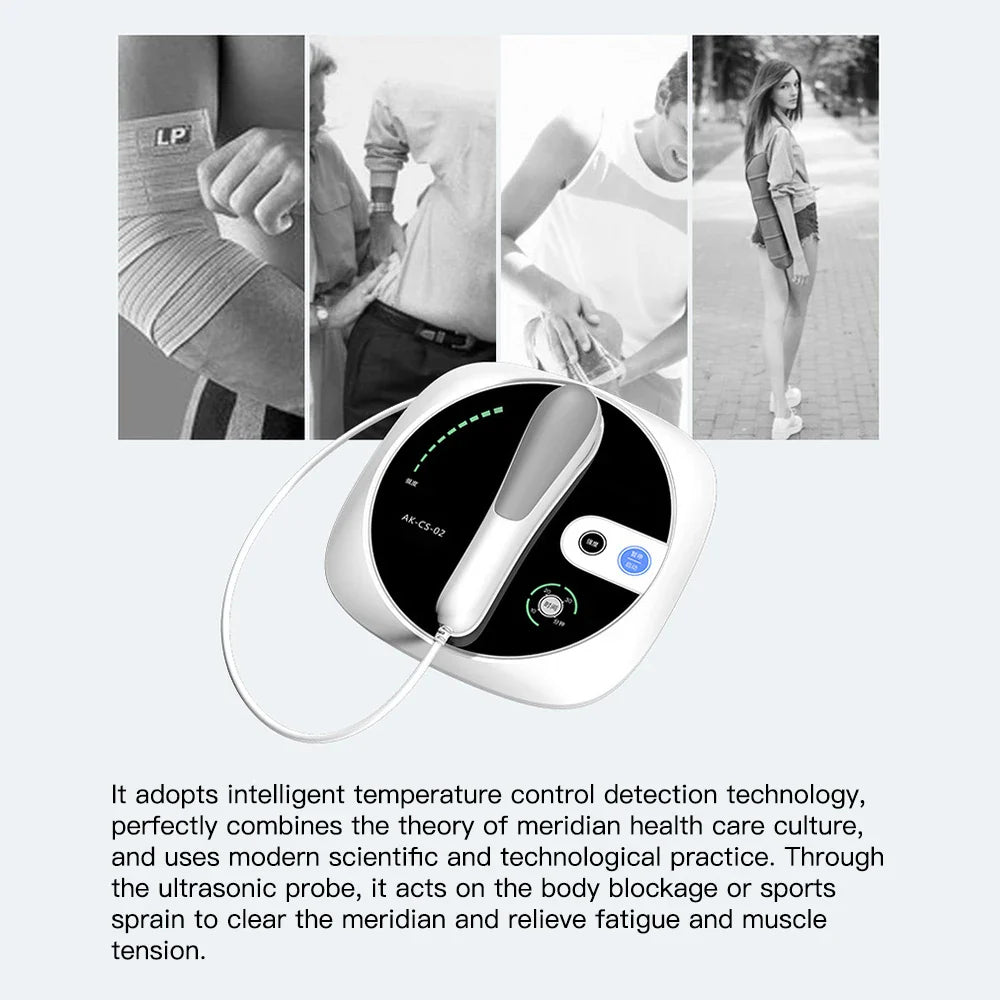 Ultrasound Physiotherapy Massage Device – 1MHz Ultrasonic Instrument for Muscle & Joint Pain Relief, Drug-Free Therapy