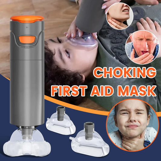 Auto First Aid Choking Rescue Device – Portable CPR Emergency Machine for Adults & Children, Travel & Home Use